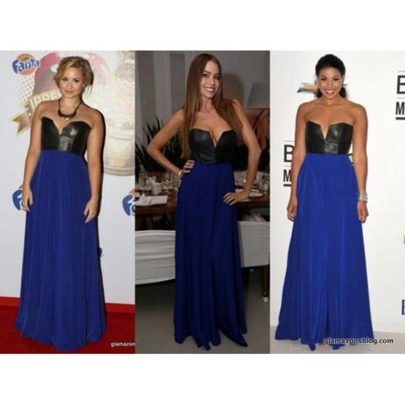 Michelle Mason Leather & Silk Corset Mini Dress - Picture 6 of 9